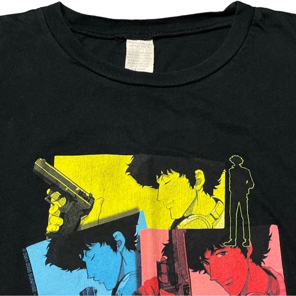 VTG Cowboy Bebop Tshirt 2005 Spike Spiegel by Sunrise USA Made Women’s MEDIUM - Picture 5 of 6